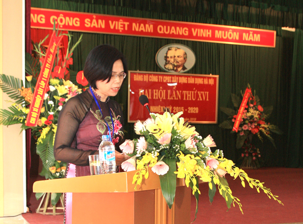 Đại hội Đảng bộ Công ty lần thứ 16 nhiệm kỳ 2015-2020