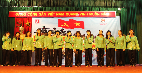 Chương trình văn nghệ chào mừng  Đại hội Đảng bộ Công ty năm 2015